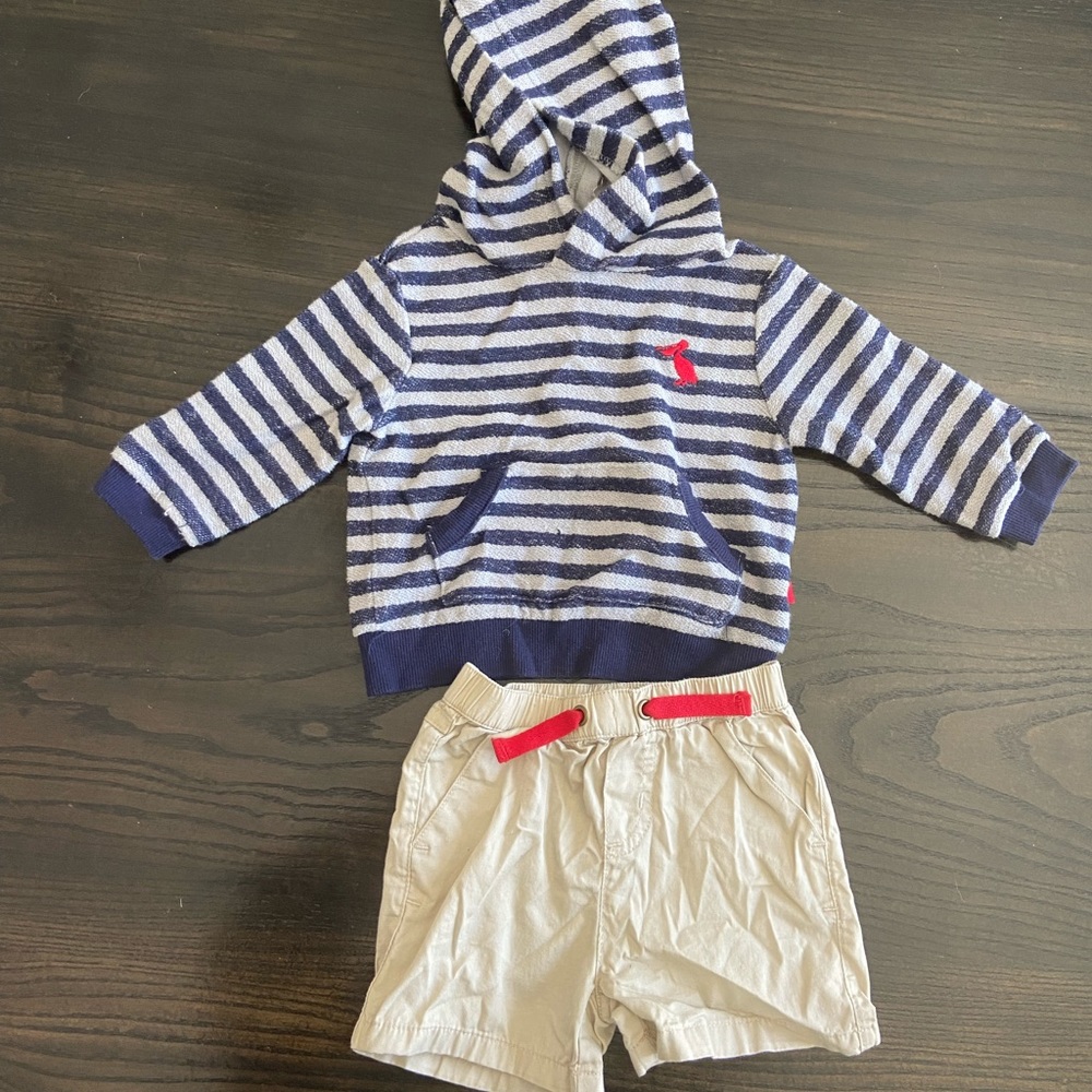 Rory Whelan Matching Hoodie Shorts Baby Boy Set